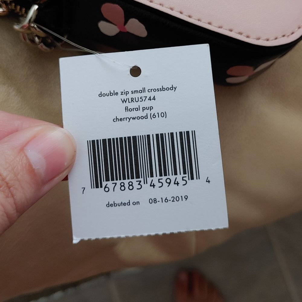 Kate Spade Floral Pup Double Zip Small Crossbody - Picture 12 of 12